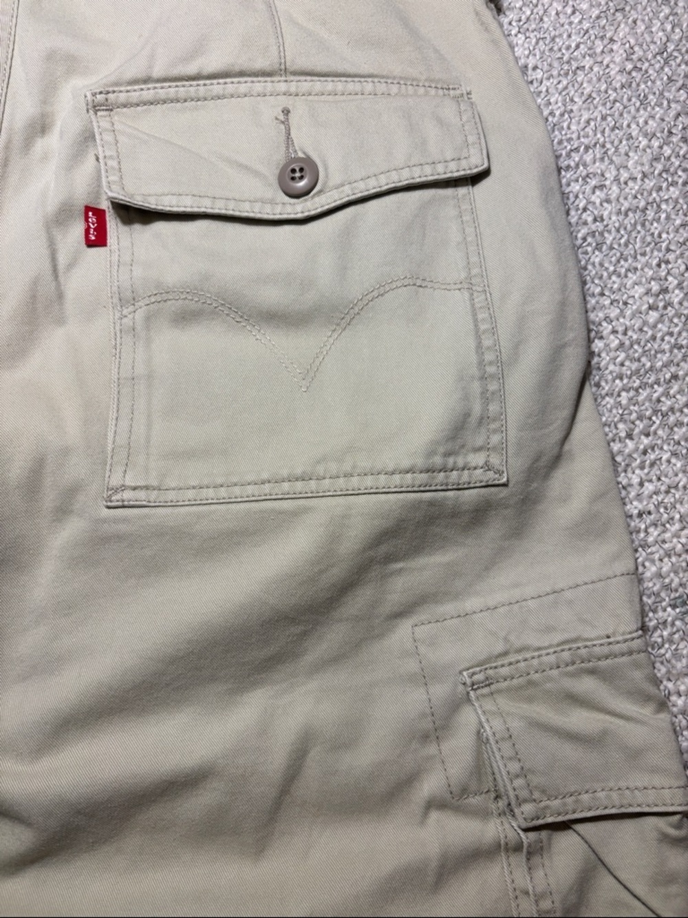 Vintage Levi's Cargo Pants Khaki
Mens Loose Straight Utility Baggy Y2K - Picture 8 of 12
